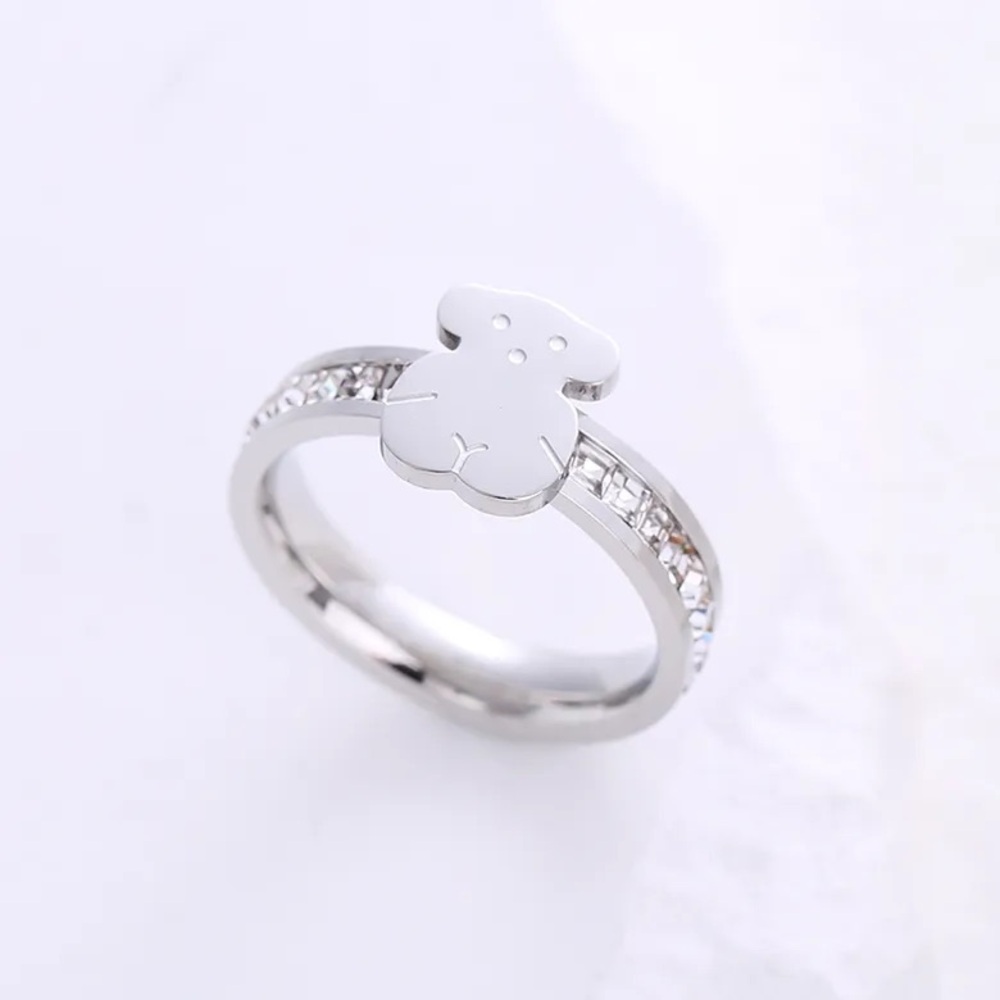24K Gold Plated Bear Ring